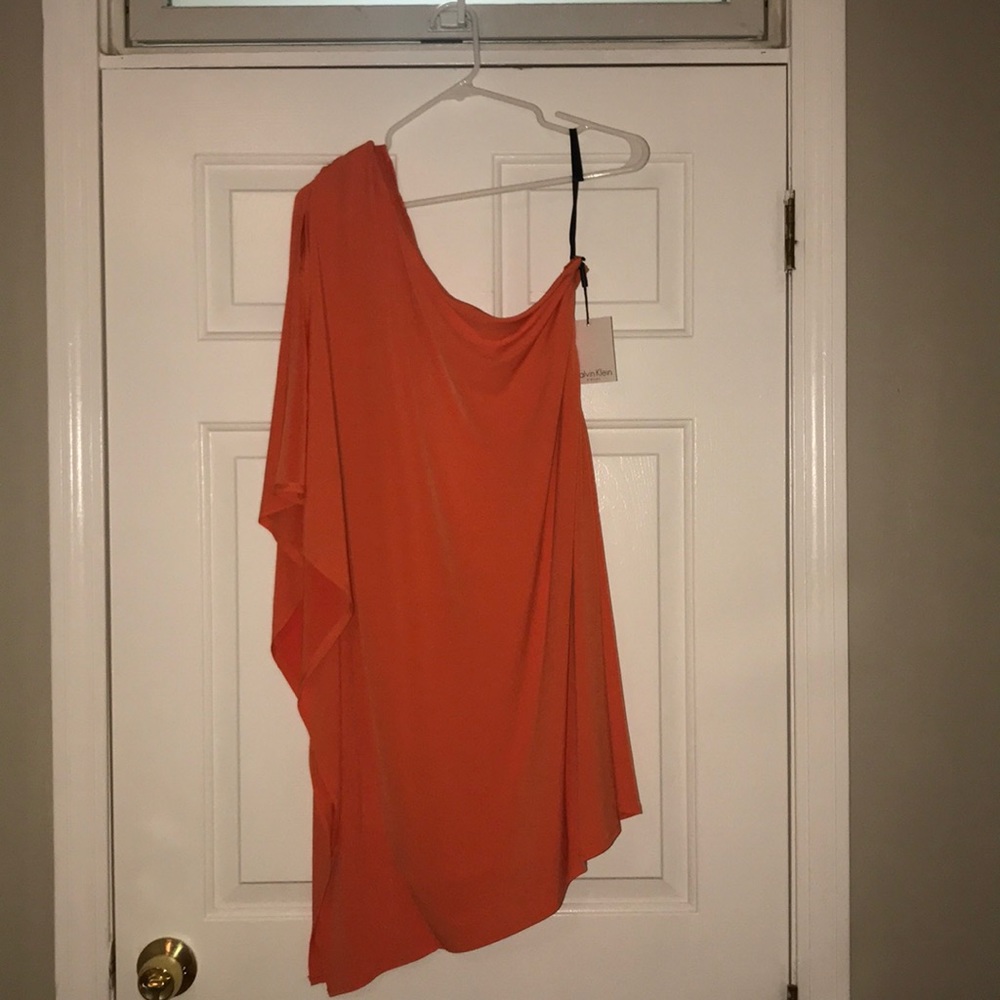 Calvin Klein one shoulder dress